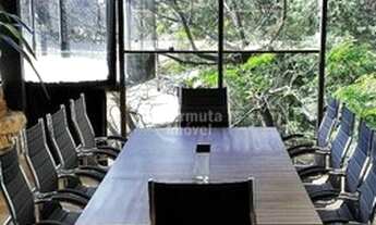 Imagem 2: Sala comercial com 56 m², banheiros, 1 sala de reunião, escritório e 10 vagas de garagem