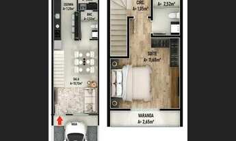 Imagem 4: Sobrado Geminado à venda em Joinville/SC