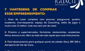 Imagem 2: Foz do Iguaçu 74 m2, 2 e 3 quartos em Marco - Belém - PA, entrega em 2023!!!