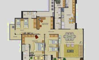 Imagem 5: Apartamento para venda com 162m2 com 3 suítes em Aldeota - Fortaleza - CE