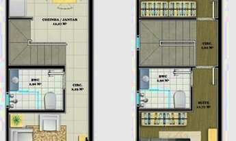Imagem 6: Sobrado Geminado para Venda no Bairro Bom Retiro em Joinville-SC