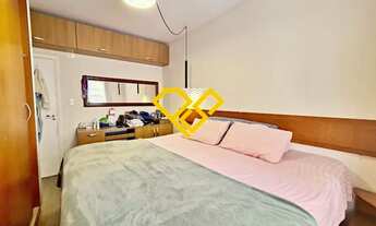 Imagem 6: 2 quartos + dependência revertida para o terceiro dormitório em Santos