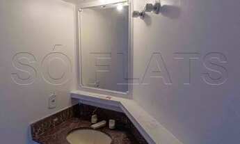 Imagem 6: Flat mobiliado no Itaim Bibi com 1 dormitório com vista para Avenida Faria Lima