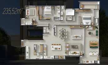 Imagem 6: APARTAMENTO COM 3 DORMITÓRIOS NA PLANTA EM ANDAR ALTO COM VARANDA GOURMET NA VILA EMA