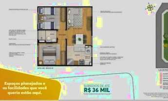 Imagem 5: DL Apartamento com 02 quartos no Residencial Recanto das Palmeiras