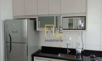 Imagem 3: Apartamento parcialmente mobiliado com 2 dormitórios para alugar, 48 m² por R$ 2.045/mês