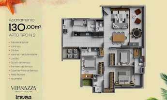 Imagem 4: Apartamento na Ponta D'areia| 87m² a 130m²| 2 vagas | 3 suites