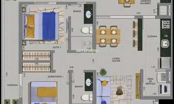 Imagem 16: Apartamento a venda no Itaguá perto da Praça do Cristo 2 dormitórios e 1 vaga
