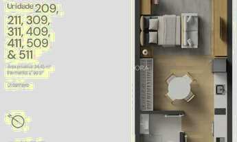 Imagem 2: Loft Garden 1 dormitório em Coqueiros