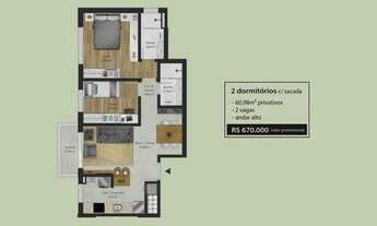 Imagem: Apartamento em Rua José de Alencar - Menino