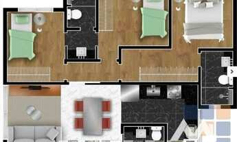 Imagem 4: Apartamento 3 quartos