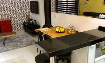 Imagem 6: Apartamento Vila Alzira, 3 dormitórios, suíte, Sala ampla, sacada, 1 vaga - mobiliado