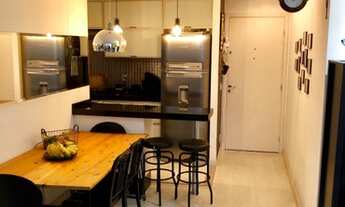 Imagem 5: Apartamento Vila Alzira, 3 dormitórios, suíte, Sala ampla, sacada, 1 vaga - mobiliado