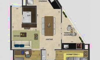 Imagem 7: Apartamento para Venda em Osasco, Quitaúna, 2 dormitórios, 1 banheiro, 1 vaga