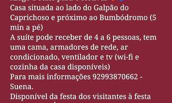 Imagem: Suíte para festival de Parintins