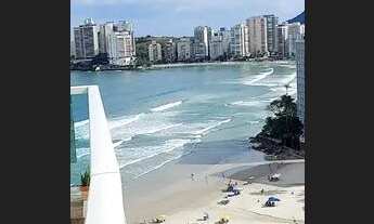 Imagem 2: Apartamento Guarujá Vista Mar, esquina da Praia disponível feriado