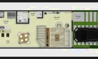 Imagem 6: JQ- Casa para venda com 2 quartos - Condominio fechado em Porto Canoa - Serra - ES