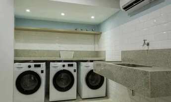 Imagem 3: Smart Pituba quarto e sala com varanda com 24,40m²