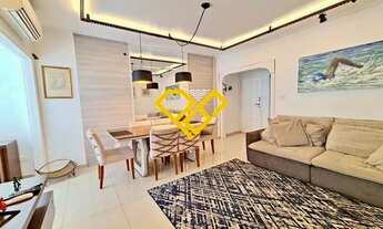 Imagem 2: 2 quartos + dependência revertida para o terceiro dormitório em Santos