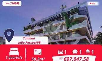 Imagem: Apartamento com 2 quartos, 58 m² em Tambaú