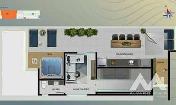 Imagem 3: Apartamento Alto Padrão de 2 quartos no Loudes