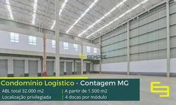Imagem: Locação de galpão logístico em Contagem