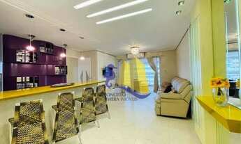 Imagem 2: Apartamento com 3 dormitórios para alugar, 124 m² por R$ 1.500,00/dia - Riviera - Módulo 8