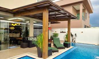 Imagem 10: Residencial Passaredo, casa duplex com 4 quartos/suítes, MOBILILADA,Piscina com cascata, e