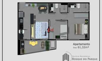 Imagem 3: Apartamento para Venda em Presidente Prudente, RESIDENCIAL BOSQUE DO PARQUE, 2 dormitórios