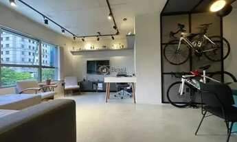 Imagem 2: Flat com 1 dormitório para alugar, 70 m² por R$ 9.800/mês - Brooklin - São Paulo/SP