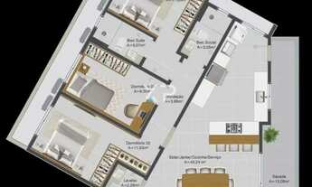 Imagem 5: Apartamento 3 Quartos no Vênus - Pagani
