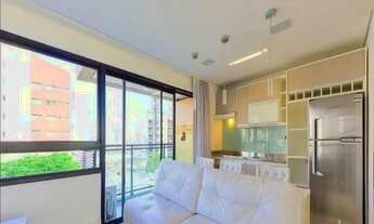 Imagem 4: Studio mobiliado, com ar-condicionado, janela antirruído e 1 vaga