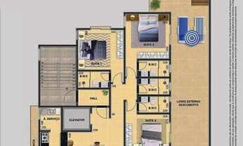 Imagem 7: Apartamentos com 3 quartos para venda em Caioba