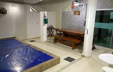 Imagem 3: Casa no Sol Nascente com 4 dormitórios, sendo 3 suítes _#área gourmet com piscina