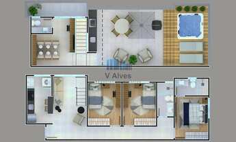 Imagem 2: Empreendimento com área de lazer. Cobertura 3 quartos, 2 vagas. À venda, no bairro Sagrada