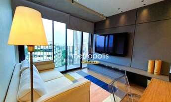 Imagem 2: Apartamento com 1 dormitório para alugar, 45 m² por R$ 4.900,01/mês - Jardim das Bandeiras