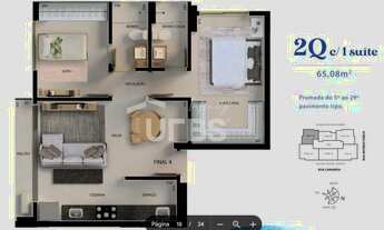 Imagem 2: Apto 2 quartos (1 suíte) Parque Amazônia