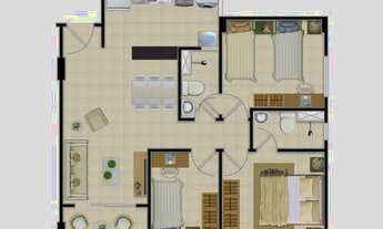 Imagem 3: Apartamento para aluguel tem 55 metros quadrados com 3 quartos em Passaré - Fortaleza - CE