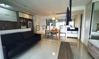 Imagem 2: Apartamento para locação com 1 dormitório, 1 vaga, varanda e 49 m² - Campo Belo SP