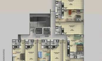 Imagem: Flat Domus Augusto Lins e Silva, unidade