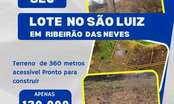 Imagem: Terreno de 360 metros em Ribeirão dás