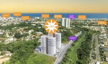 Imagem 3: Apartamento - 2 e 3/4 com suite e varanda 56 a 64 m² - PATAMARES
