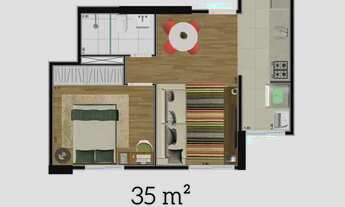 Imagem 6: Apartamento para venda com 35 metros quadrados com 1 quarto em Vila Carrão - São Paulo - S