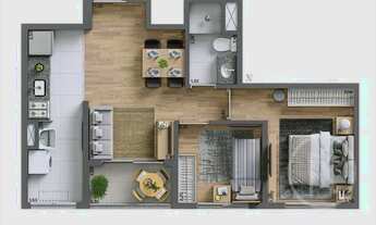 Imagem: Apartamento 2 dormitórios, Locação Open