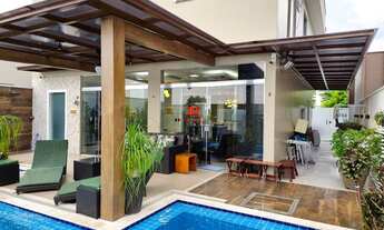 Imagem 12: Residencial Passaredo, casa duplex com 4 quartos/suítes, MOBILILADA,Piscina com cascata, e