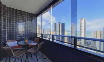 Imagem 2: Apartamento para aluguel com 106 metros quadrados com 3 quartos em Boa Viagem - Recife - P