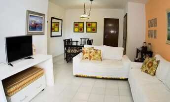 Imagem: Apartamento com varanda e vista para o mar