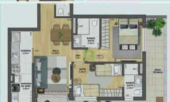 Imagem 4: Apartamento com 2 dormitórios à venda, 73 m² por R$ 650.000,00 - Centro - Niterói/RJ