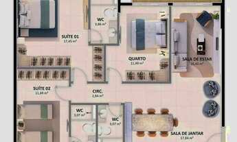 Imagem 7: Apartamento à venda no PALAZZO SILVIA FONSECA DINIZ, ARUANA, Aracaju, SE