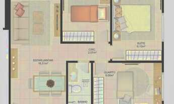 Imagem 2: Apartamento para Venda em Vila Velha, Praia de Itaparica, 3 dormitórios, 2 banheiros, 2 va